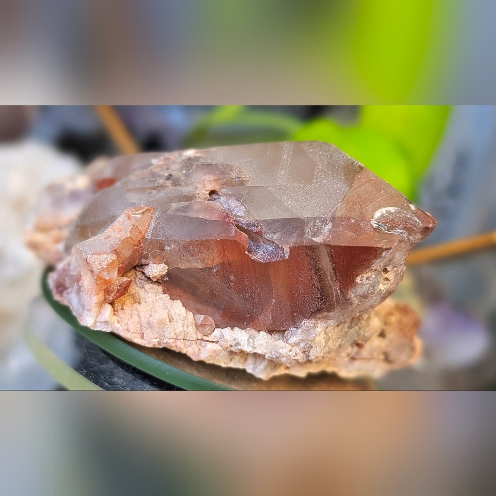 Moroccan Mondolite Red Quartz Crystal